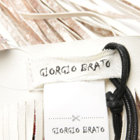 Giorgio Brato Vest Leer in Roze