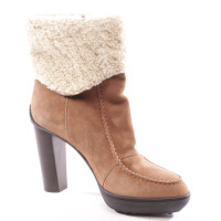 Tod's Ankle boots Leather in Beige
