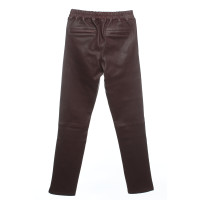 Arma Trousers Leather in Bordeaux