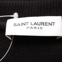 Saint Laurent Top en Coton en Noir
