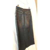 Take Two Skirt Jeans fabric in Blue