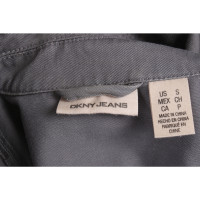 Dkny Jacke/Mantel aus Baumwolle in Grau