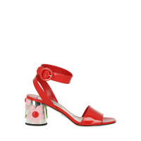 Prada Sandales en Cuir en Rouge