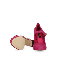 Dolce & Gabbana Pumps/Peeptoes en Cuir en Rose/pink