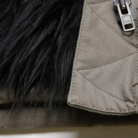 The Kooples Veste/Manteau en Coton en Kaki