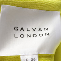 Galvan London Dress in Yellow