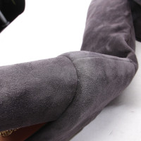 Aquazzura Stiefel aus Leder in Grau