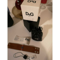 Dolce & Gabbana Armband Leer in Bruin