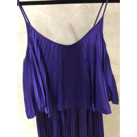 Halston Heritage Kleid aus Seide in Violett