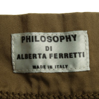 Philosophy Di Alberta Ferretti Broek in Olive