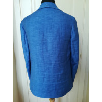 Shirtaporter Blazer aus Leinen in Blau