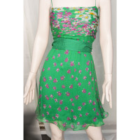 Blumarine Kleid aus Seide in Grün