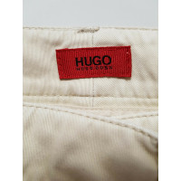 Hugo Boss Paio di Pantaloni in Cotone in Beige