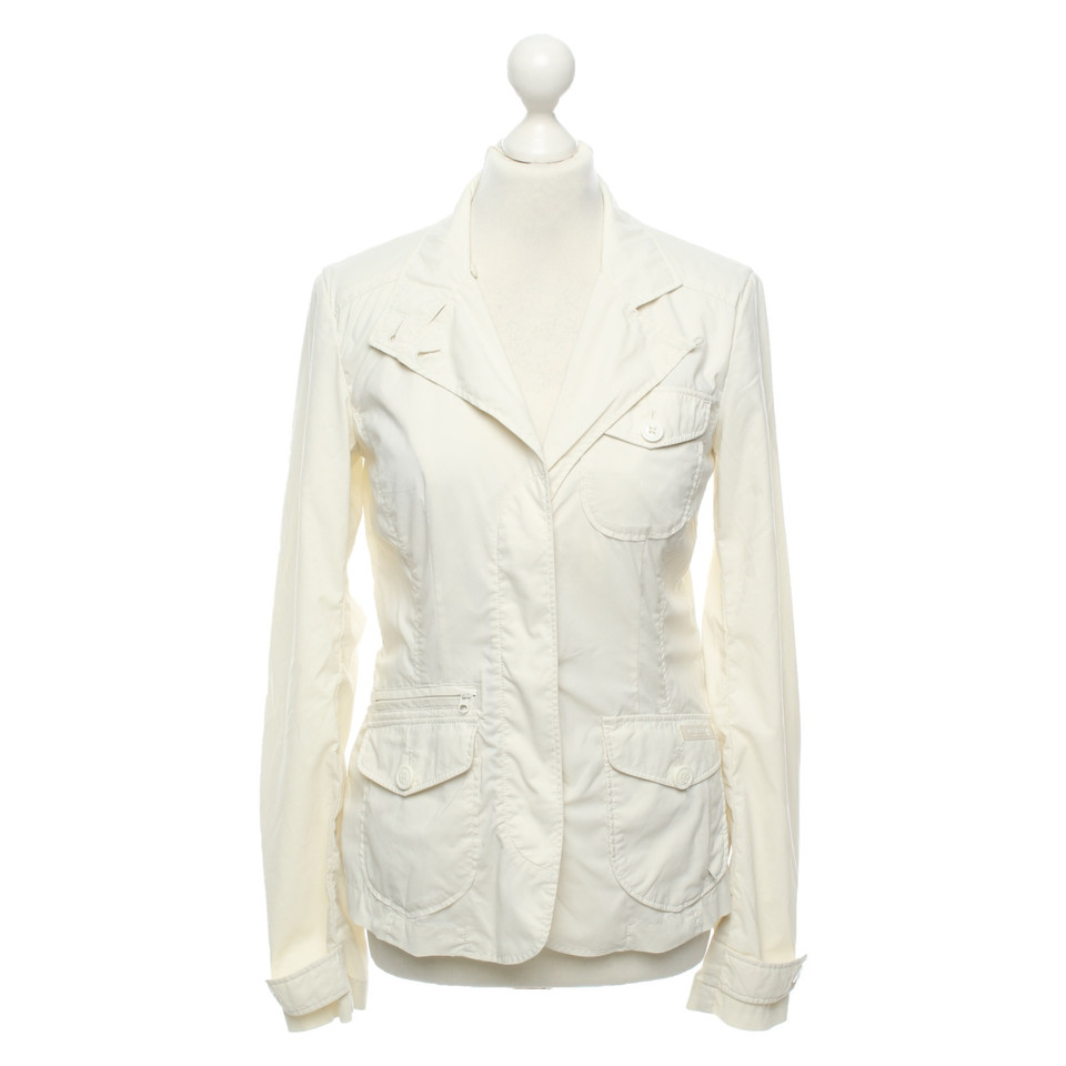 Woolrich Jacket/Coat in Cream