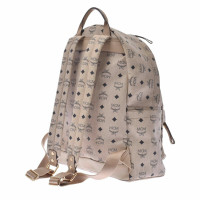 Mcm Backpack Leather in Beige