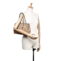 Prada Tote Bag aus Leder in Beige