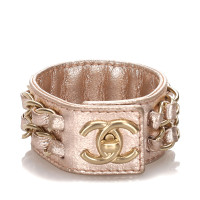 Chanel Armband Leer in Roze