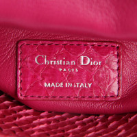 Christian Dior Lady Dior Micro in Pelle in Rosa