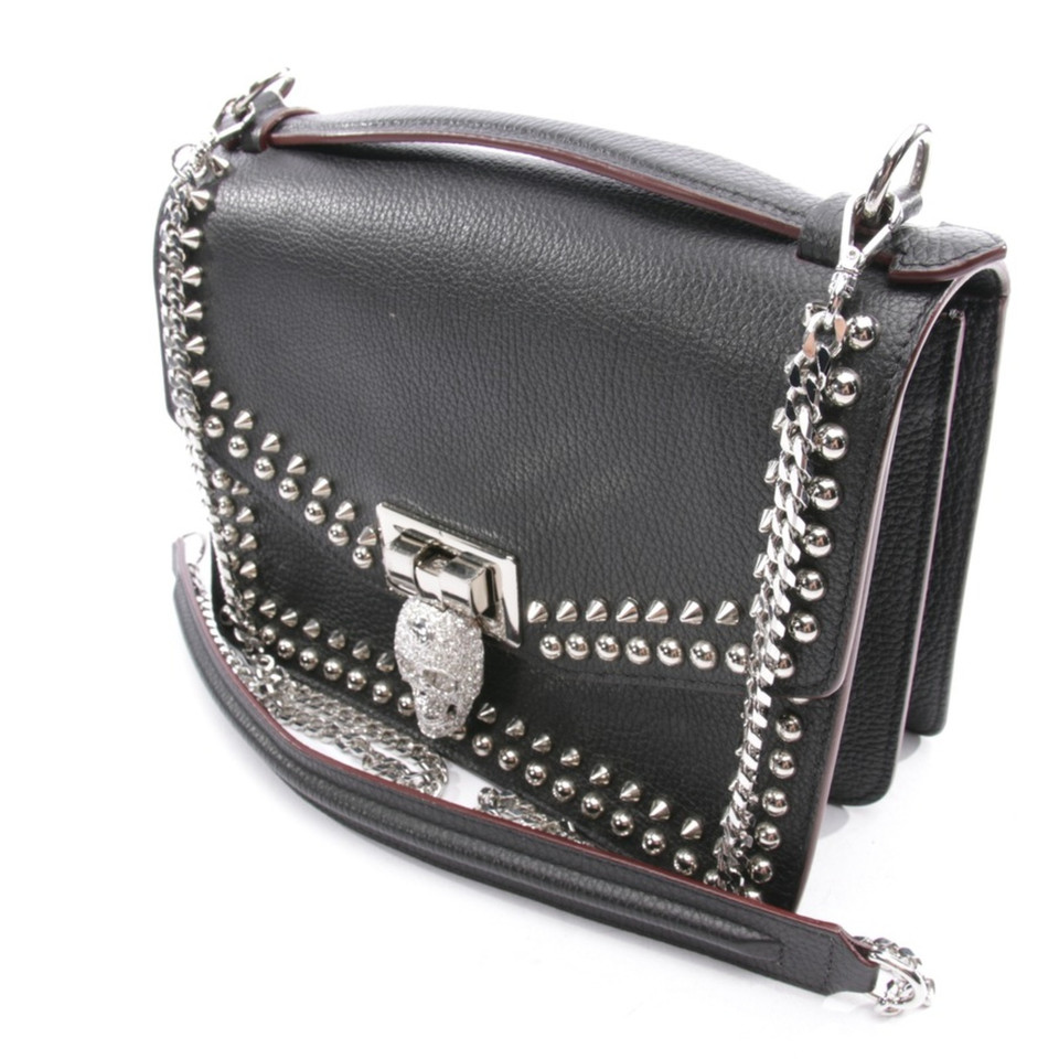 Philipp Plein Borsa a tracolla in Pelle in Nero