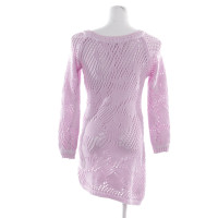 Ermanno Scervino Kleid aus Baumwolle in Violett
