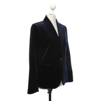 Max Mara Studio Blazer aus Baumwolle in Blau