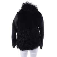 High Use Giacca/Cappotto in Pelle in Nero
