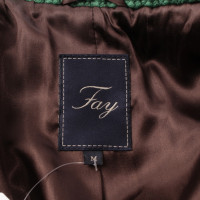 Fay Giacca/Cappotto in Cotone in Verde