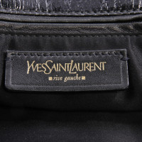 Yves Saint Laurent Shopper aus Leder in Schwarz