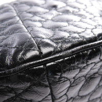Yves Saint Laurent Shopper aus Leder in Schwarz