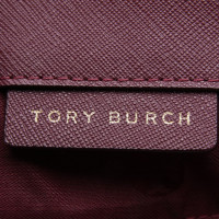 Tory Burch Shopper aus Leder in Bordeaux