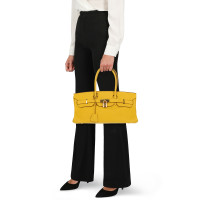 Hermès Birkin JPG Shoulder Bag aus Leder in Gelb