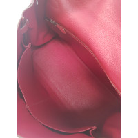 Hermès Kelly Bag 35 Leer in Rood