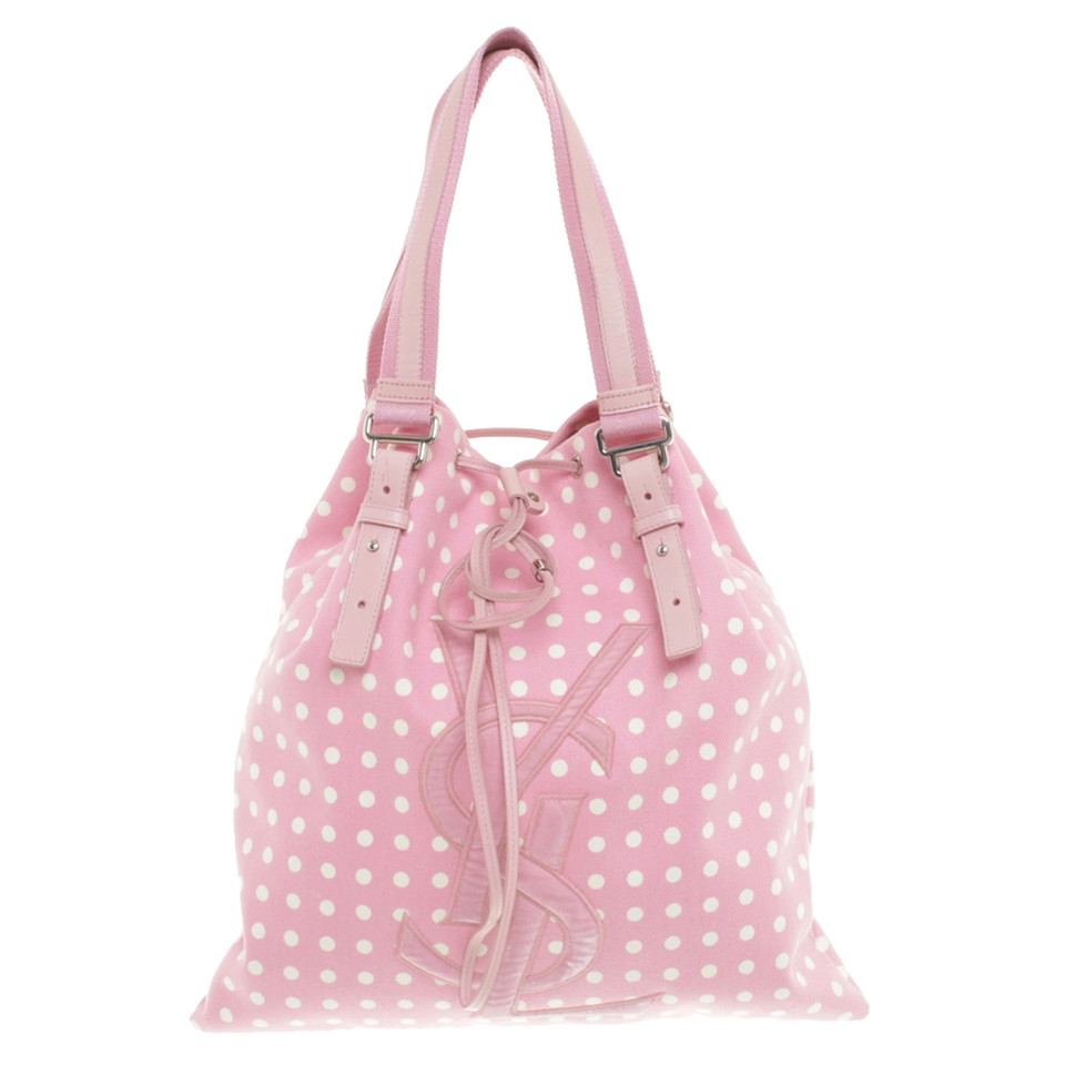 Yves Saint Laurent Dotted bag in pink