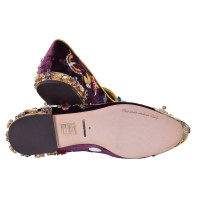 Dolce & Gabbana Chaussons/Ballerines en Viscose en Violet