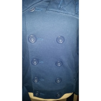 Adidas Giacca/Cappotto in Cotone in Blu