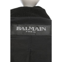Balmain Blazer aus Baumwolle in Schwarz