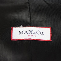 Max & Co Max & co wol tweed zwarte grijze blazer