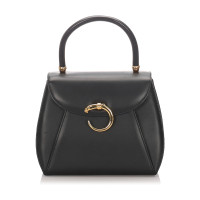 Cartier Handbag Leather in Black