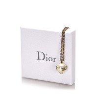 Christian Dior Necklace Pearls in Brown
