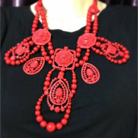 Lanvin For H&M Ketting in Rood