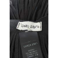 Giorgio Brato Top en Cuir en Noir