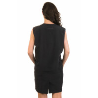 Mm6 Maison Margiela Robe en Soie en Noir