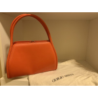Giorgio Armani Handtasche aus Leder in Orange