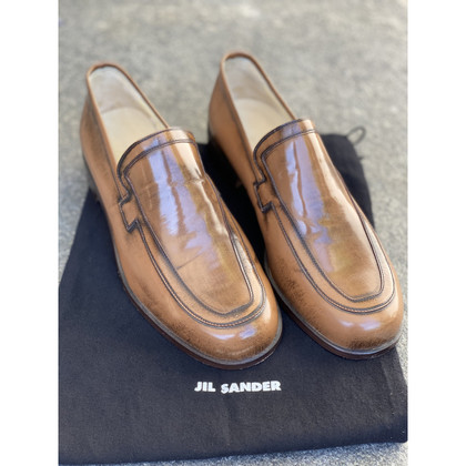Jil Sander Slippers/Ballerinas Patent leather in Brown