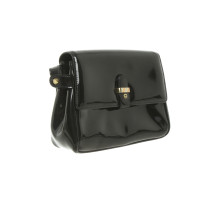 Aigner Shoulder bag Patent leather in Black