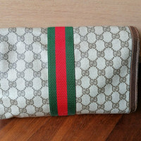 Gucci Clutch Canvas in Beige