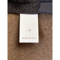 Brunello Cucinelli Jacke/Mantel aus Wolle in Grau
