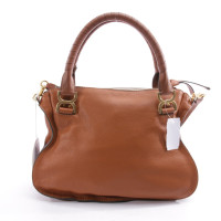 Chloé Marcie Bag Medium Linen in Brown