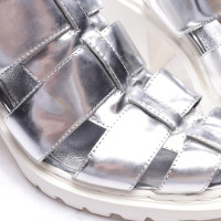 Opening Ceremony Sandals Leather in Silvery