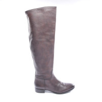 Santoni Bottes en Cuir en Marron